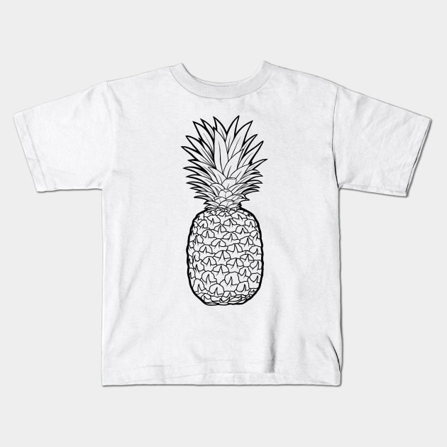 Pineapple fruit pineapple lover Kids T-Shirt by Artardishop